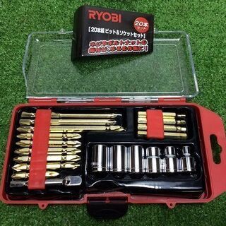 RYOBI BID-1805 充電式インパクトドライバ 20本組ソケット・ビット未使用セット【リライズ市川行徳店】【店頭取引限定】【未使用】IT13G2ED48MV RYOBI BID-1805 充電式インパクトドライバ 20本組ソケット・ビット未
