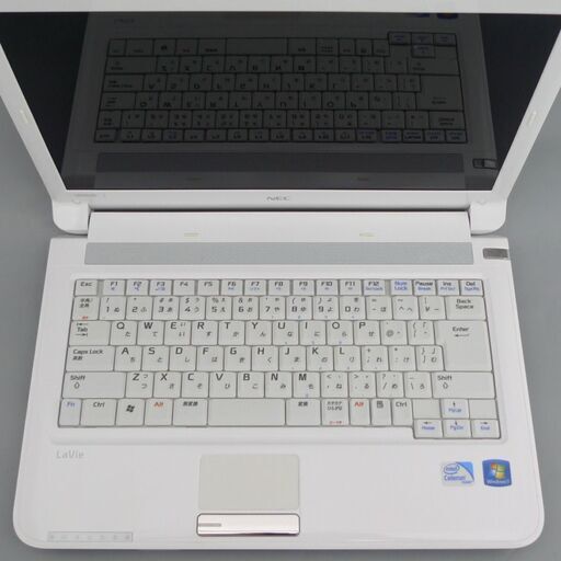 ノートパソコン 中古良品 14型 NEC PC-LE150D1 Celeron 4GB 320G DVDRW