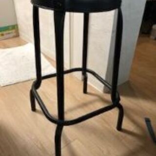 【ネット決済】RÅSKOG Bar stool, black