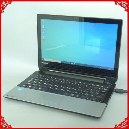 タッチ対応 シルバー色 ノートパソコン 中古動作良品 11.6型 東芝 N514/25L Celeron 4GB 320G 無線 Bluetooth Windows10 LibreOffice