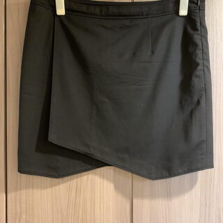 スカート　黒　ミニ　L