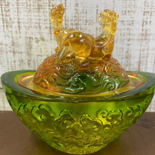 愛品館江戸川店】台湾 琉園 tittot 龍 ガラスアート ID112