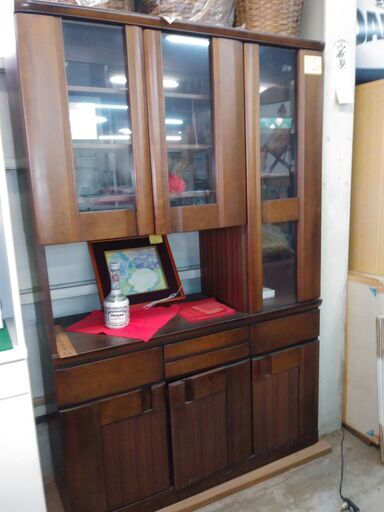 値下げ。家具廃業未使用展示新品・天然杢無垢材 両面間仕切り・両面 