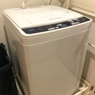 【ネット決済】2015年製　洗濯機　AQUA 7kg ステンレス層