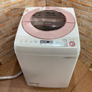 🌈シャープ 全自動洗濯機8.0kg ES−GV80R 2015年製