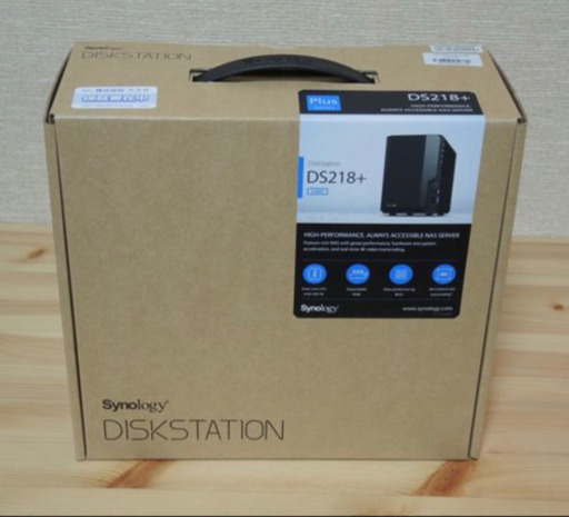 超美品 Synology NAS DS218+ MEM10GB WDRed9TB