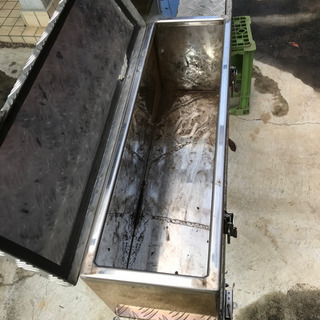 【オールステンレス】★リンギケース 蓋付 ステー付 道具箱 工具箱 トレーラー