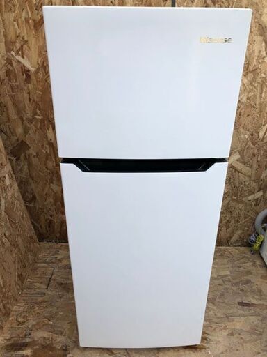[003] Hisense/ハイセンス  2018年製 2ドア冷凍冷蔵庫 【HR-B1201】120L ホワイト