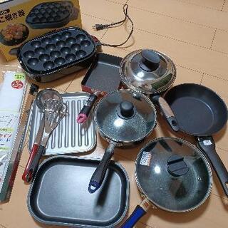 鍋、フライパンなどの台所用品