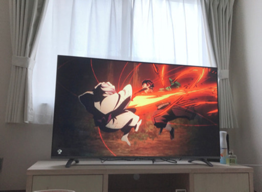 サンライズ　4K対応　55型　TV売ります
