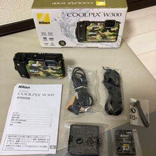ニコン Nikon COOLPIX W300 迷彩 カモフラ 防水デジカメ 動画 | www