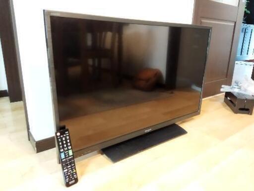 【美品】40V型液晶テレビ　SHARP LC-40H20 （壁掛け金具付き）近場のみ配送無料