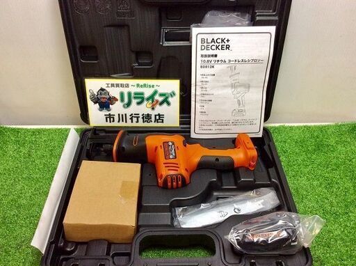 ブラックアンドデッカー BDR12K コードレスレシプロソー【リライズ市川行徳店】【店頭取引限定】【未使用】ITO0H4EE1OEQ