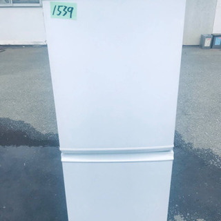 ②1539番 シャープ✨ノンフロン冷凍冷蔵庫✨SJ-D14A-W‼️