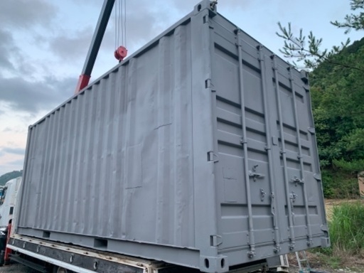 1台限定　塗装済み　20ft 20フィート　コンテナ　海上コンテナ　プレハブ　物置　収納