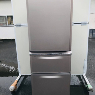 ♦️三菱ノンフロン冷凍冷蔵庫【2014年製】MR-C34Y-W 三菱電機 MR-C34Y-P [
