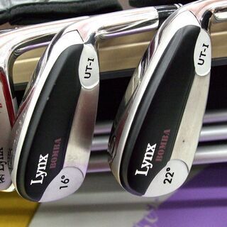 アンセット Lynx リンクス BOMBA I5～I9.PW.UT-I 16°.UT-I 22° 8本セット 中古 苫小牧西店