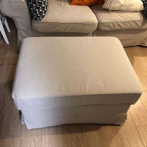 その他 IKEA Ektorp Loveseat and storage ottoman