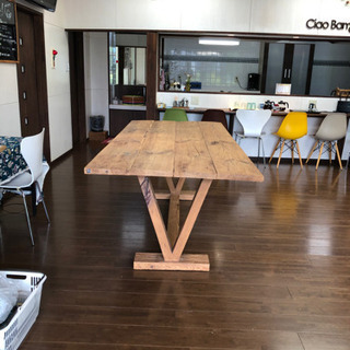 古材テーブル