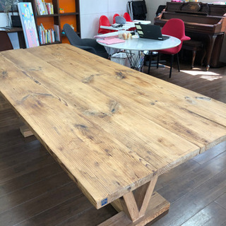 古材テーブル