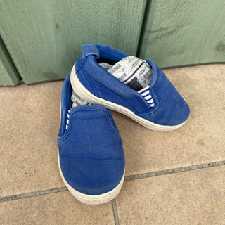 【ネット決済】青い靴  14cm