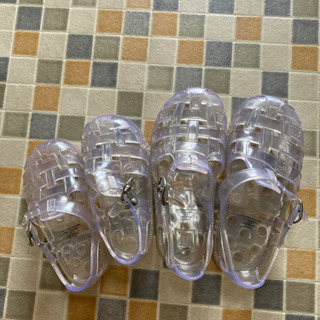 中古▶︎子供　靴　透明