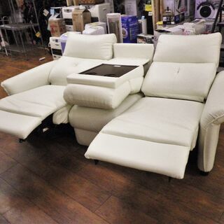 ニトリ 電動3人掛けソファ 幅190×奥80×高95㎝ リクライニング