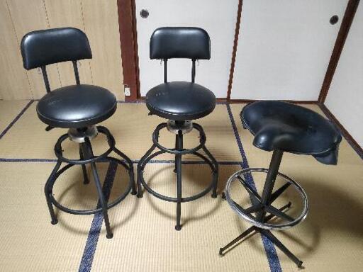 【終了】ハーレーダビッドソン 椅子 3つセット