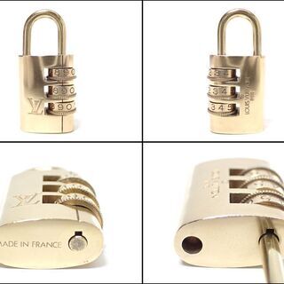 AA436 超美品 ルイヴィトン ダイヤル式 パドロック 鍵 南京錠 カデナ