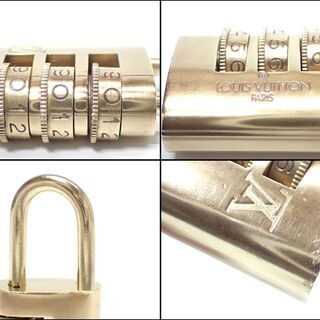 AA436 超美品 ルイヴィトン ダイヤル式 パドロック 鍵 南京錠 カデナ
