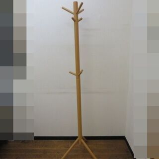 木製　ポールハンガー　高さ約172cm