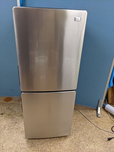 【高年式 2020年製】Haier ハイアール 冷凍冷蔵庫 148L JR-XP2NF148F おしゃれ ステンレス 2ドア 人気