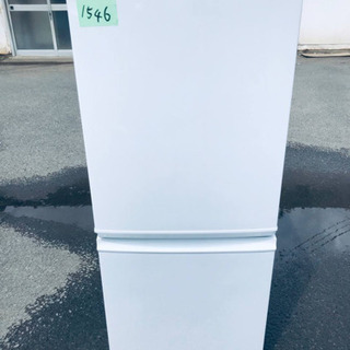 ②1546番 シャープ✨ノンフロン冷凍冷蔵庫✨SJ-D14A-W‼️