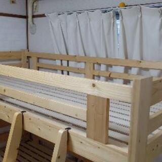 2段ベッド 大特価⭐木製二段ベッド 13006