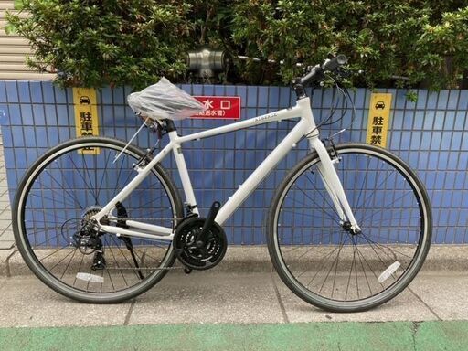 【アウトレット・クロスバイク】アサヒサイクル　アーベルジュ700C　艶消しホワイト
