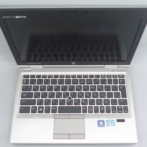 高性能 ノートパソコン 良品 12.5インチ HP 2570p Core i7 8GB 500G DVDマルチ 無線LAN Wi-Fi Windows10 LibreOffice 即使用可能