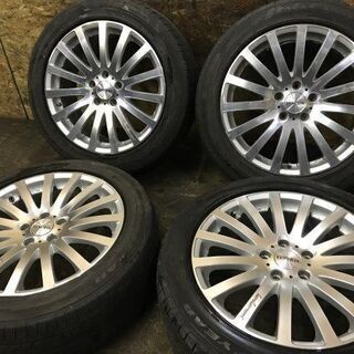 【GOODYEAR EAGLE LS2000 235/50R18】夏タイヤ【VENERDi ヴェネルディ 18インチ 7.5J5HPCD114.3+50】エリシオン等　(VTI377) クレジットカード QR決済可能