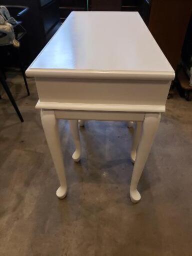 白・猫足・化粧テーブル・机