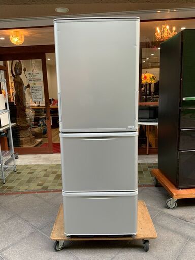 最終値下げ シャープ ノンフン冷凍冷蔵庫 どっちもドア 3ドア 2019年製 SJ-W351E-S