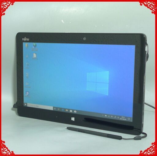 1台限定 高速SSD-128G 中古動作良品 タブレット 11.6型 富士通 Q616/N 第6世代Core M 4GB 無線 Wi-Fi Bluetooth Windows10 Office済