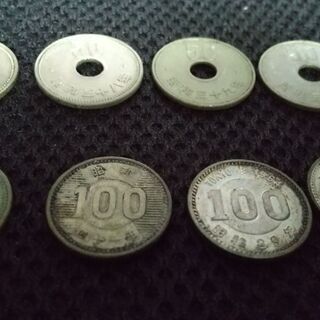 東京オリンピック記念硬貨100円×2　他、古銭　計600円分