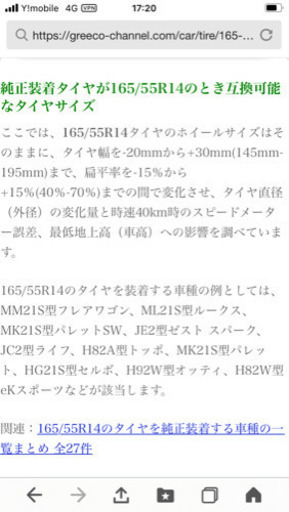 ホイール売ります 165 55 14 値下げしました