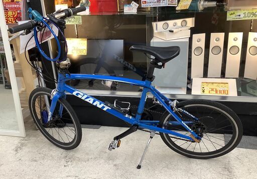 GIANT 折りたたみ自転車 IDIOM 20インチ ブルー 【ユーズドユーズ名古屋天白店】 J903