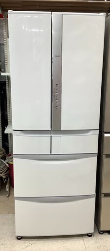 HITACHI/日立 6ドア冷凍庫 475L R-F48M2(W) 2018年製【ユーズドユーズ名古屋天白店】J905