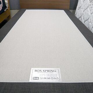 札幌 シモンズ シングルベッド ボックススプリング ダブルクッション シンプルデザイン SIMMONS シングルベット 本郷通店