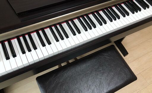美品 ヤマハ 電子ピアノ YDP-151 ARIUS アリウス デジタルピアノ 88鍵 グレードハンマー鍵盤 動作品