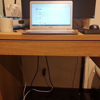 【ネット決済】Ikea MICKE ミッケ 学習机デスク, 電源...