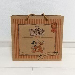 【美品】ダイソー Disney ミッキーマウス ブラウンペーパー...