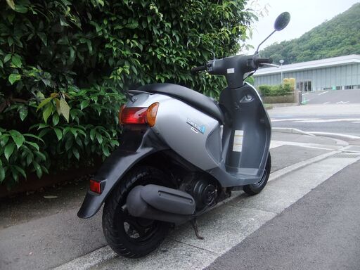 スズキ レッツ4 中古実動美車(バフ磨き済み) バッテリーフル充電済み 前輪