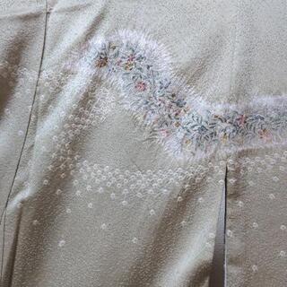 (く)訪問着、袋帯セットん